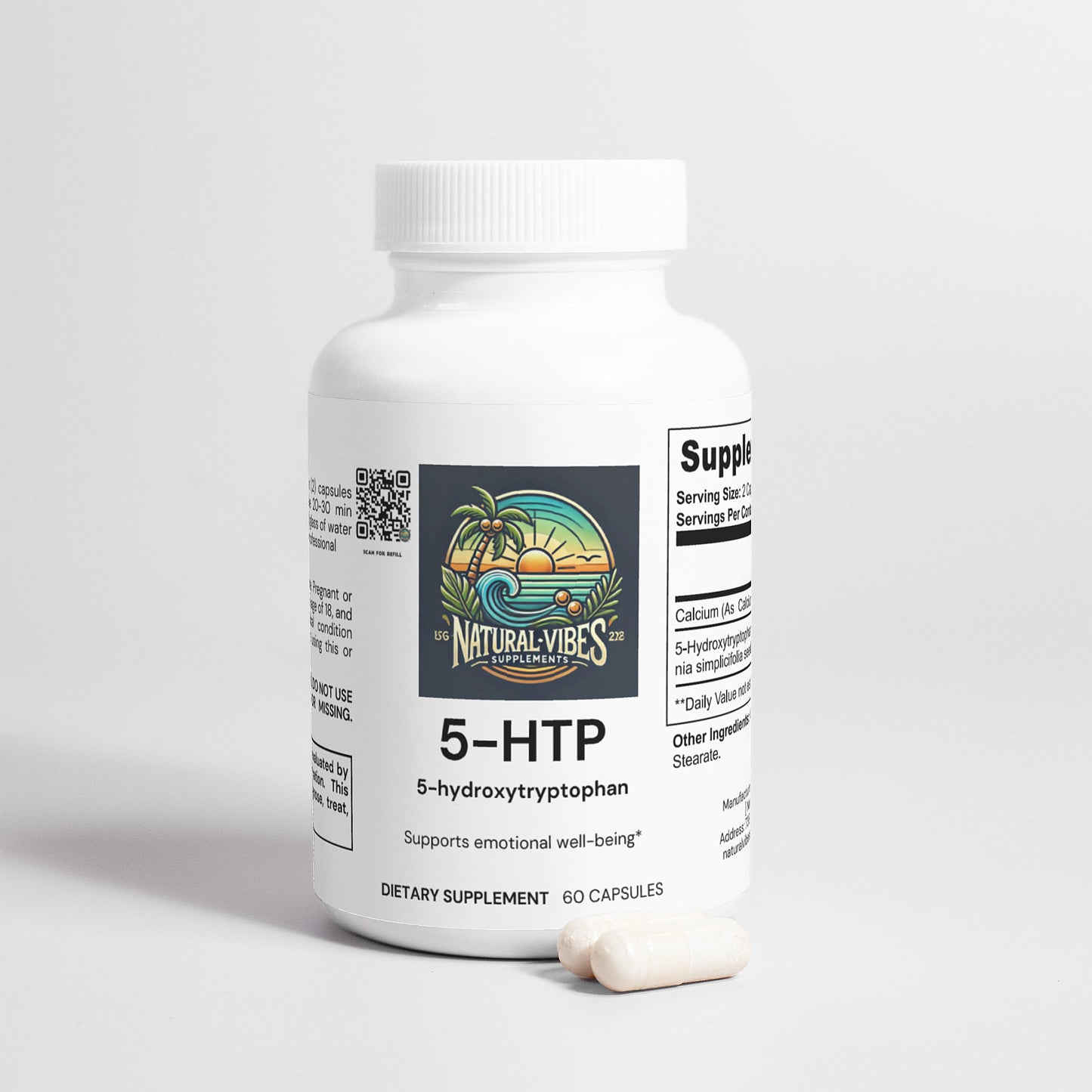 5-HTP Helps to boost natural serotonin levels.