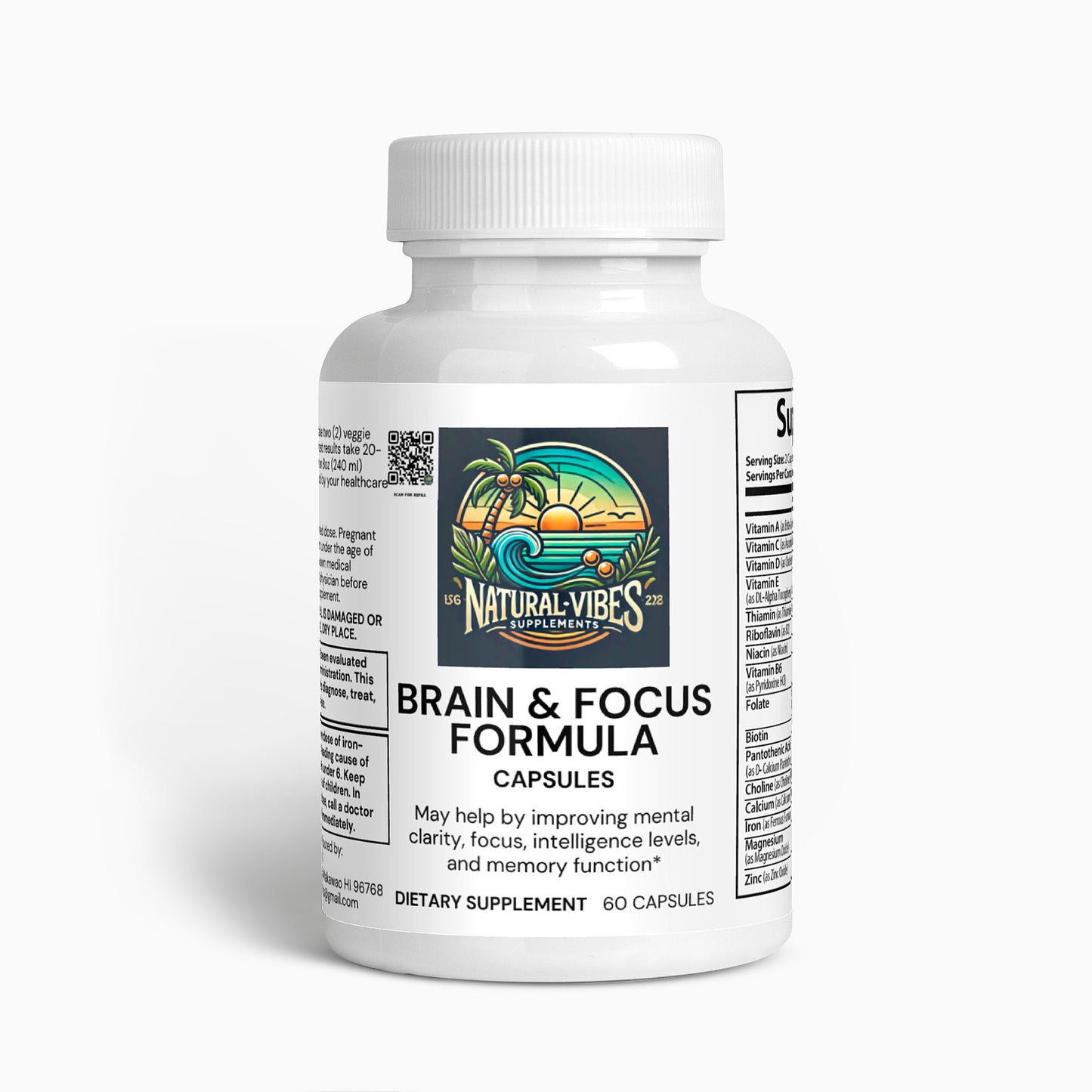 Brain & Focus Formula Helps to naturally boost energy And cognitive focus