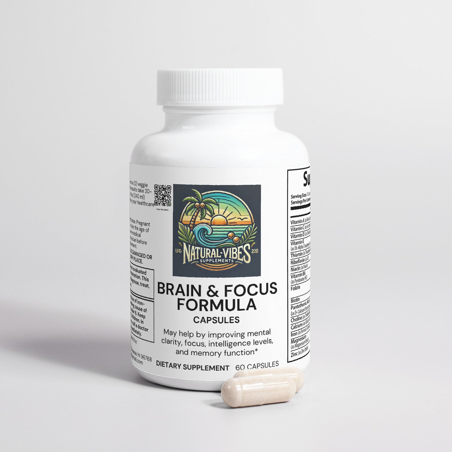 Brain & Focus Formula Helps to naturally boost energy And cognitive focus